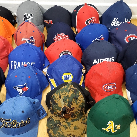 Lot of 25 Vintage Modern Unique Caps Trucker Snapback Sports - Picture 4 of 17